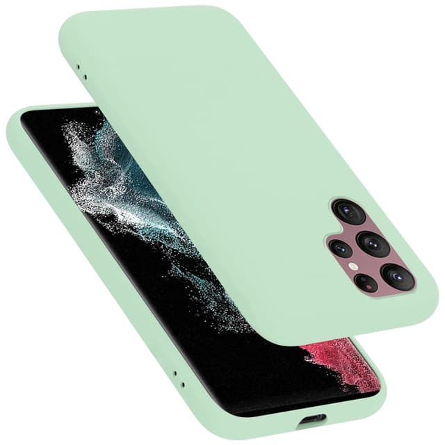 Samsung Galaxy S22 ULTRA Cover Etui Case (Grøn)