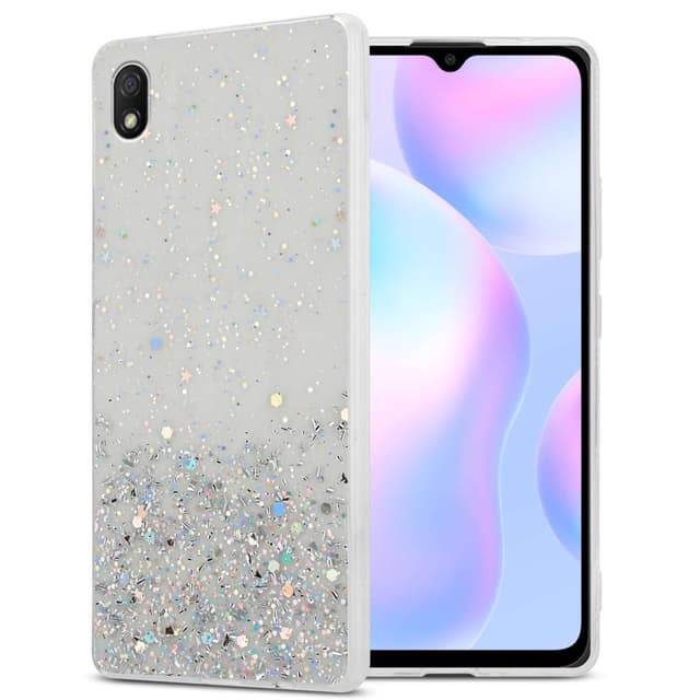 Custodia Per Xiaomi Redmi 9AT / 9A – Cover Silicone Morbido Con Motivo Elegante, Ultrasottile Antiurto, 2 Pezzi