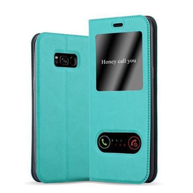 Lompakkokotelo Samsung Galaxy S8 Case (Turkoosi)