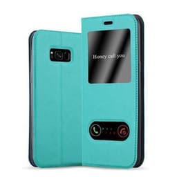 Samsung Galaxy S8 Plånboksfodral Skal (Turkos)