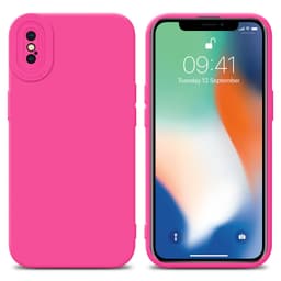 iPhone X / XS Deksel cover case (rosa)