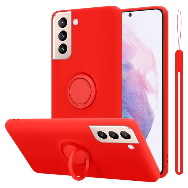 Skal Samsung Galaxy S22 PLUS Fodral Case (Röd)