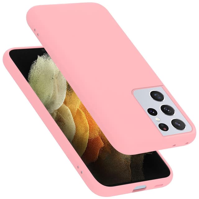 Samsung Galaxy S21 ULTRA Skal Fodral Case (Rosa)