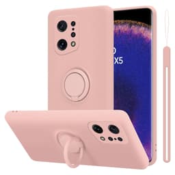 Oppo FIND X5 Cover Etui Case (Lyserød)