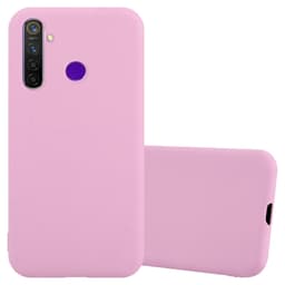 Deksel Realme 5 / 5i / 6i / C3 Silikon cover (rosa)