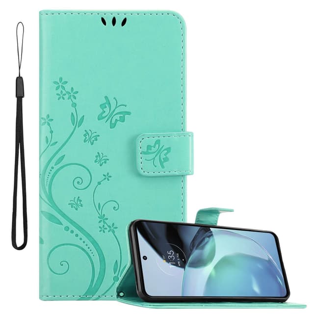 Motorola MOTO G72 Plånboksfodral Skal (Turkos)