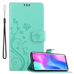 Xiaomi Mi NOTE 10 LITE Plånboksfodral Skal (Turkos)