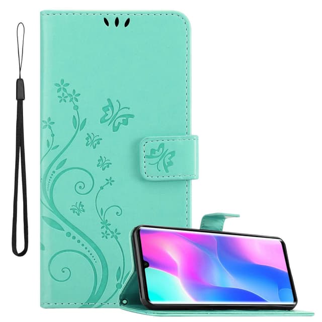 Xiaomi Mi NOTE 10 LITE Plånboksfodral Skal (Turkos)