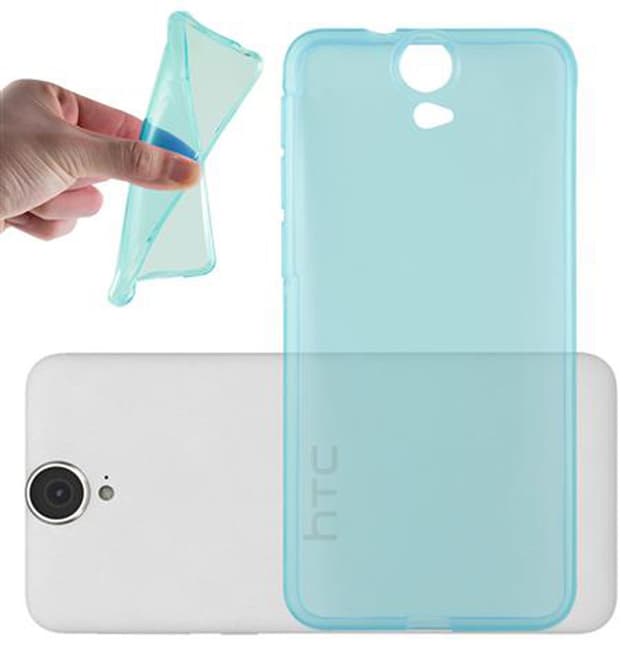 HTC ONE E9 Cover TPU Etui (Blå)
