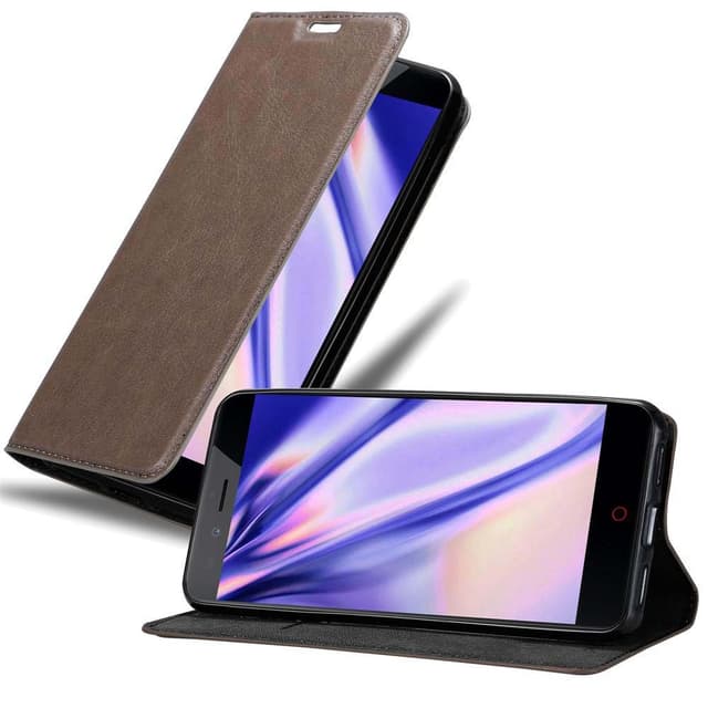 ZTE Nubia Z11 MINI S Cover Etui Case (Brun)