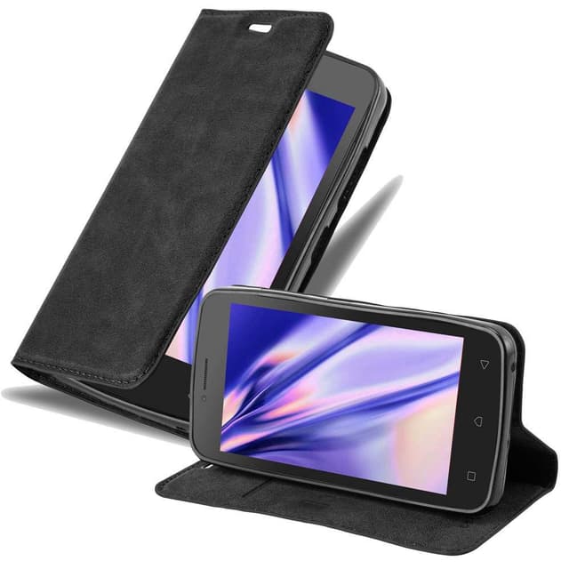 Lenovo A PLUS Suojakuori Lompakkokotelo (Musta)