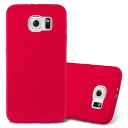 Skal Samsung Galaxy S6 Fodral Case (Röd)