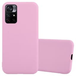 Deksel Xiaomi POCO M4 PRO 5G Silikon cover (rosa)