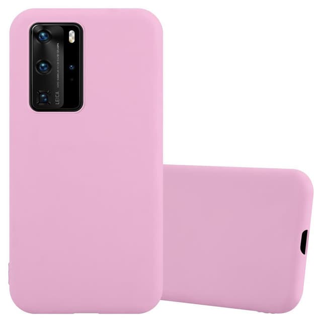 Deksel Huawei P40 PRO / P40 PRO+ Silikon cover (rosa)