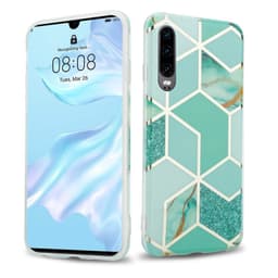 Huawei P30 lommebokdeksel etui (grønn)