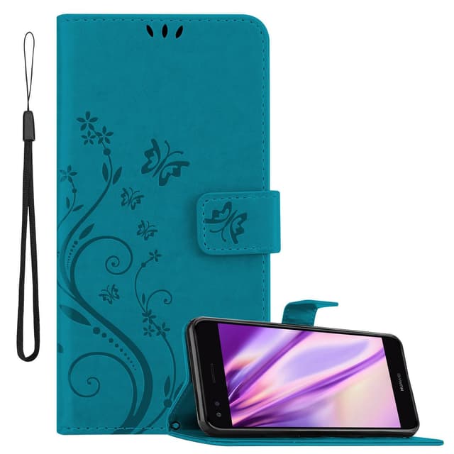 Huawei Y6 PRO 2017 Pungetui Cover Case (Blå)