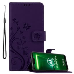 Motorola MOTO G7 POWER Pungetui Cover Case (Lilla)