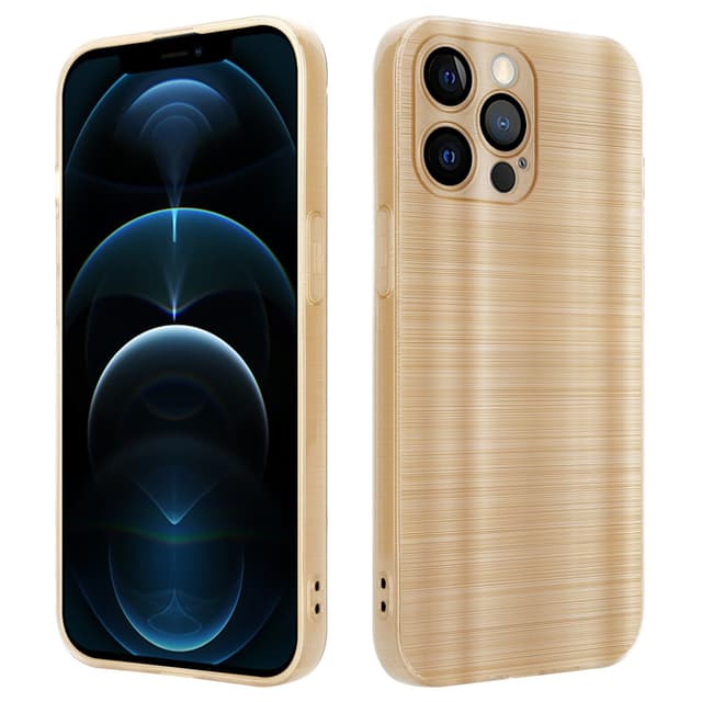 iPhone 12 PRO Skal Fodral Case (Guld)