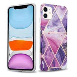iPhone 11 Suojakuori Lompakkokotelo (Violetti)