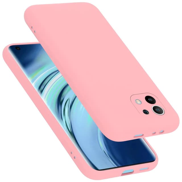 Xiaomi Mi 11 5G silikondeksel case (rosa)