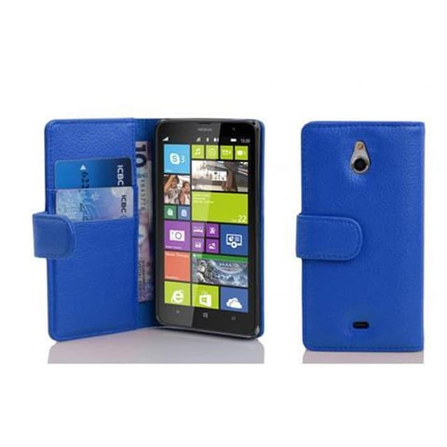 Nokia Lumia 1320 lommebokdeksel etui (blå)