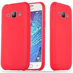 Cover Samsung Galaxy J1 2015 Etui Case (Rød)