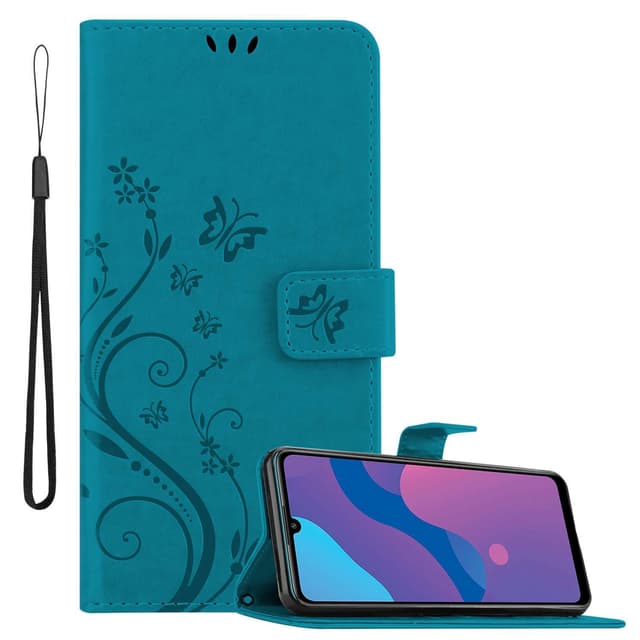 Honor 9A Suojakuori Lompakkokotelo (Sininen)