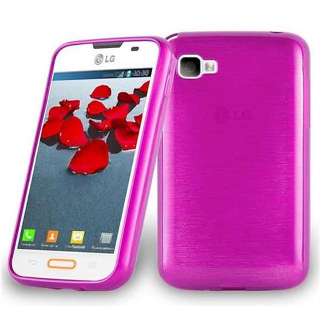 LG L4 II Cover Etui Case (Lyserød)