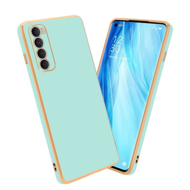 Oppo Reno4 PRO Skal Fodral Case (Grön)