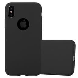 iPhone X / XS Suojakuori Kotelo Case Cover (Musta)