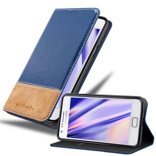 Samsung Galaxy S2 / S2 PLUS Skal Fodral Case (Blå)