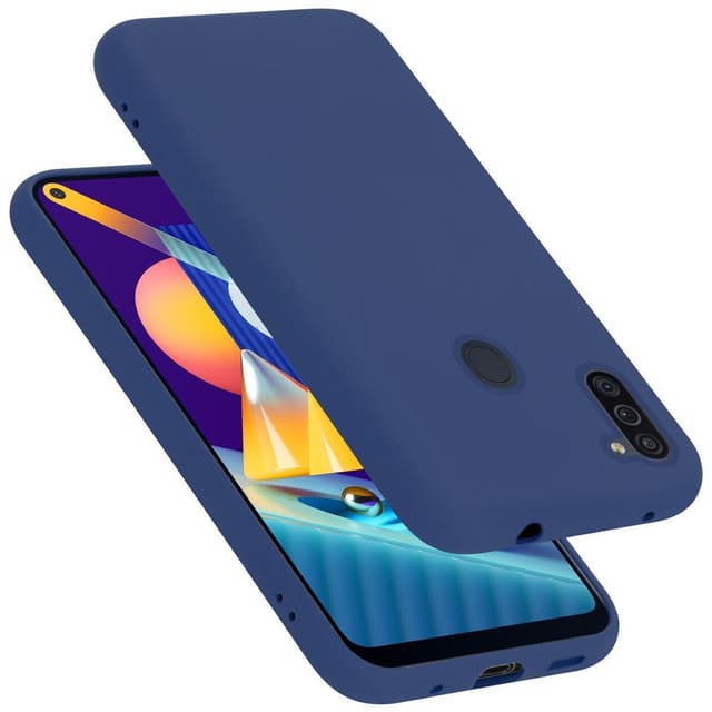 Samsung Galaxy A11 / M11 Cover Etui Case (Blå)