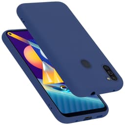 Samsung Galaxy A11 / M11 Skal Fodral Case (Blå)