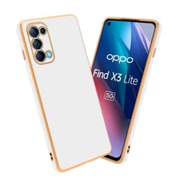 Oppo FIND X3 LITE Cover Etui Case (Hvid)
