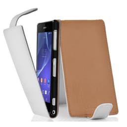 Sony Xperia Z2 Flipfodral Skal (Vit)