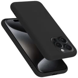 iPhone 15 PRO MAX Skal Fodral Case (Svart)