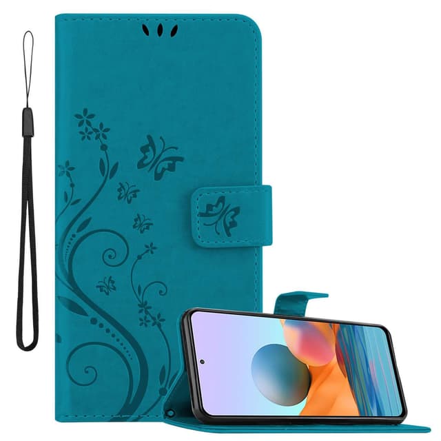 Xiaomi RedMi NOTE 10 PRO Plånboksfodral Skal (Blå)