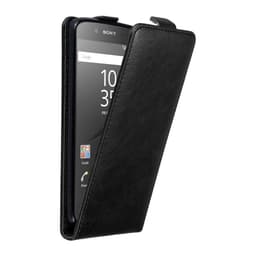 Sony Xperia Z5 Suojakuori Lompakkokotelo (Musta)