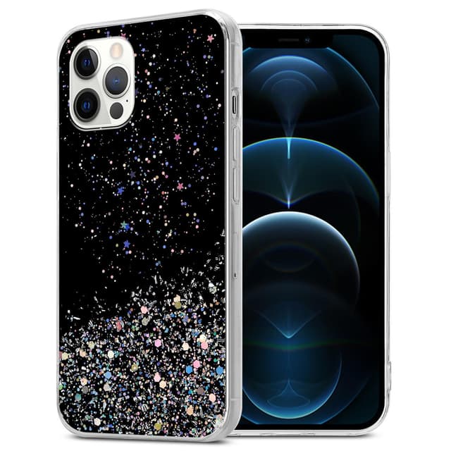 iPhone 12 / 12 PRO Suojakuori Kotelo (Musta)