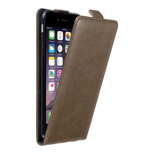 iPhone 6 PLUS / 6S PLUS Flipfodral Skal (Brun)