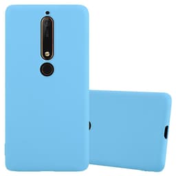 Nokia 6.1 Suojakuori Kotelo Case Cover (Sininen)