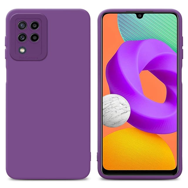Samsung Galaxy M22 / M32 4G Skal Fodral Case (Lila)