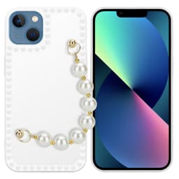 iPhone 13 Skal Fodral Case (Vit)