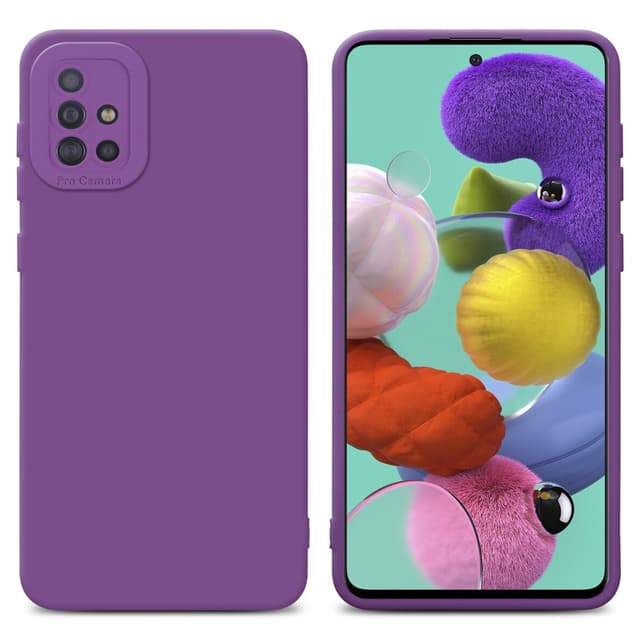 Samsung Galaxy A51 4G / M40s Skal Fodral Case (Lila)