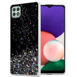Samsung Galaxy A22 5G Suojakuori Kotelo (Musta)