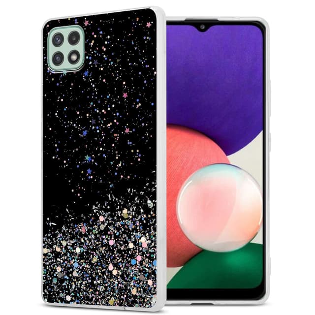 Samsung Galaxy A22 5G Suojakuori Kotelo (Musta)