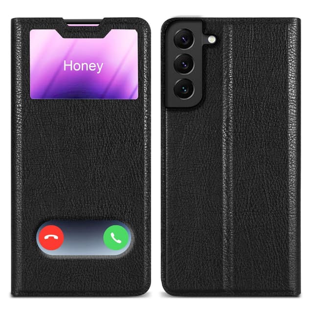 Samsung Galaxy S22 PLUS Plånboksfodral Skal (Svart)