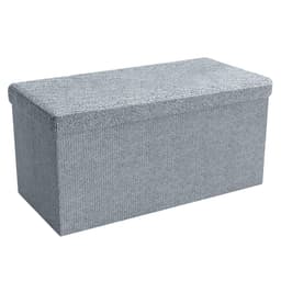 Klapbænk 78x38x38 cm Taburet Skammel (grå)
