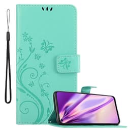 Huawei NOVA 4 Suojakuori Lompakkokotelo (Turkoosi)