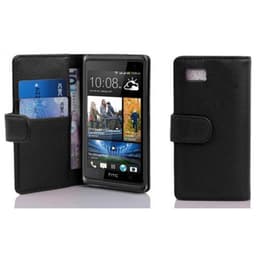 HTC Desire 600 lommebokdeksel etui (svart)